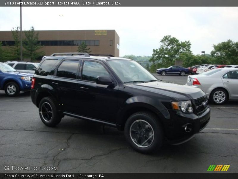 Black / Charcoal Black 2010 Ford Escape XLT Sport Package 4WD