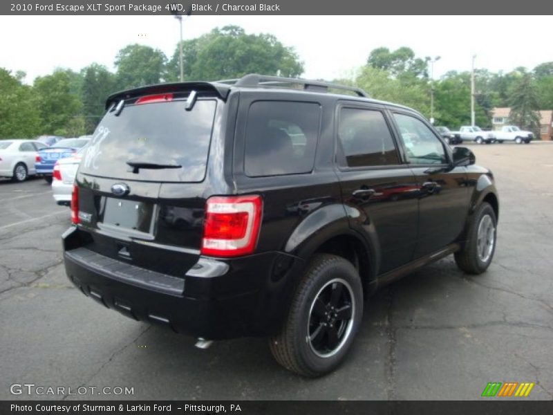 Black / Charcoal Black 2010 Ford Escape XLT Sport Package 4WD