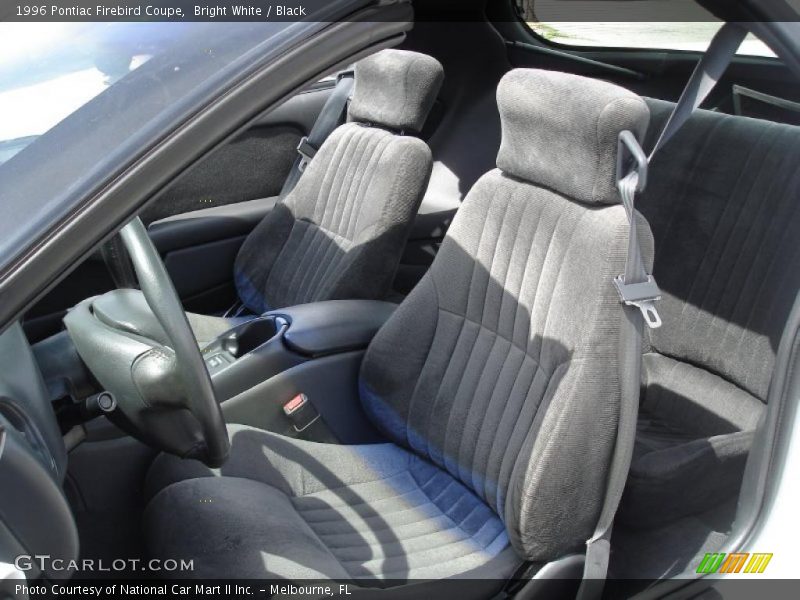 Bright White / Black 1996 Pontiac Firebird Coupe