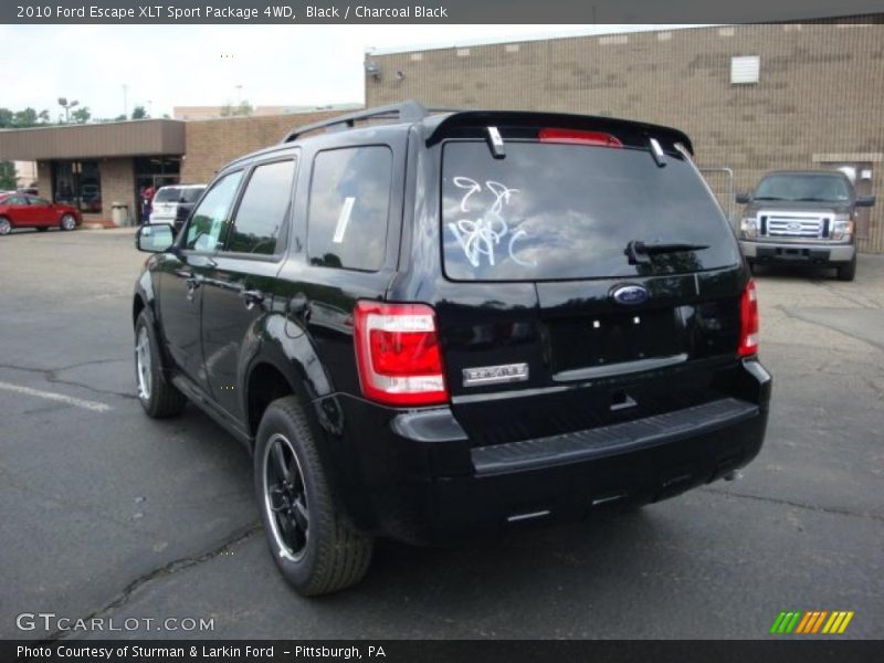 Black / Charcoal Black 2010 Ford Escape XLT Sport Package 4WD