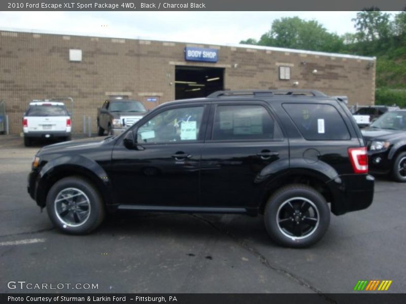 Black / Charcoal Black 2010 Ford Escape XLT Sport Package 4WD