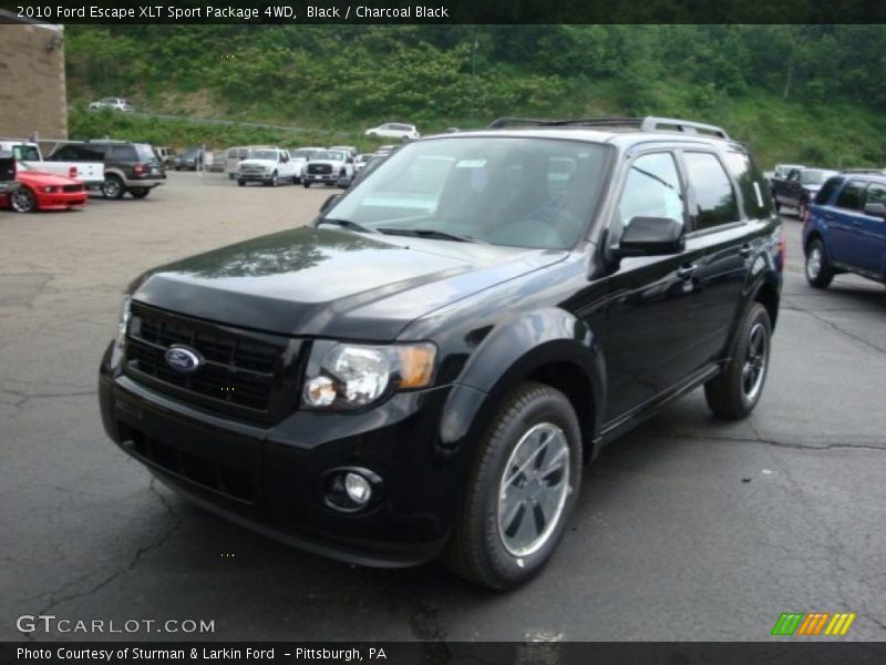 Black / Charcoal Black 2010 Ford Escape XLT Sport Package 4WD