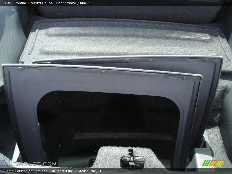 Bright White / Black 1996 Pontiac Firebird Coupe
