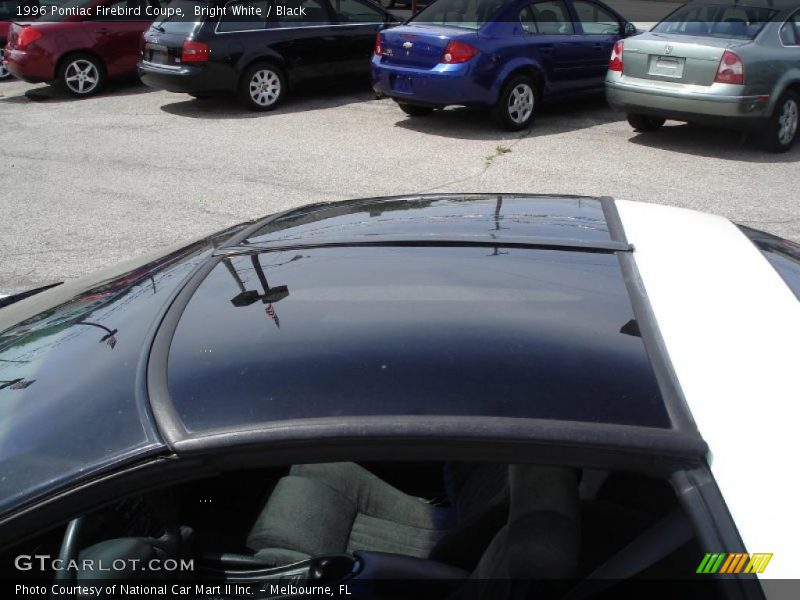 Bright White / Black 1996 Pontiac Firebird Coupe