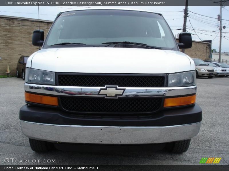 Summit White / Medium Dark Pewter 2006 Chevrolet Express LS 3500 Extended Passenger van