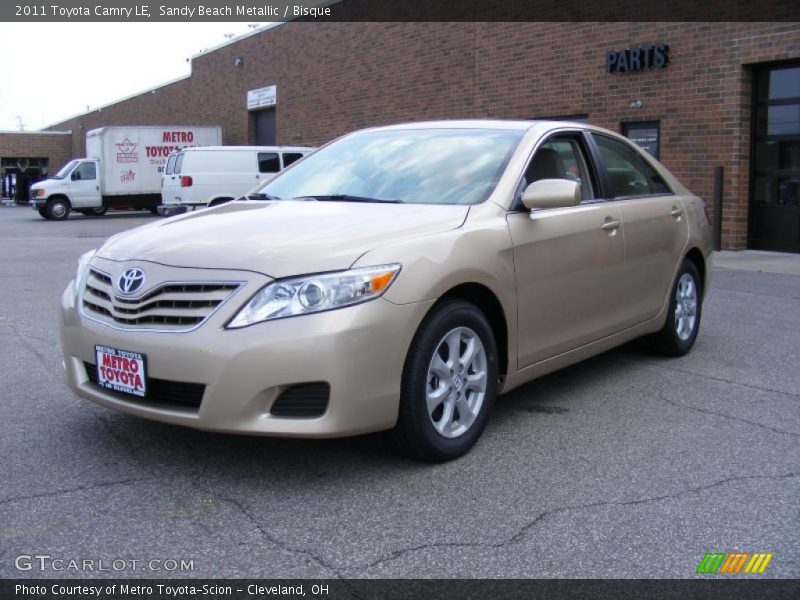 Sandy Beach Metallic / Bisque 2011 Toyota Camry LE