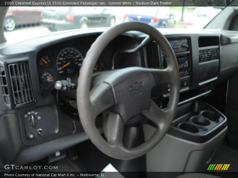 Summit White / Medium Dark Pewter 2006 Chevrolet Express LS 3500 Extended Passenger van