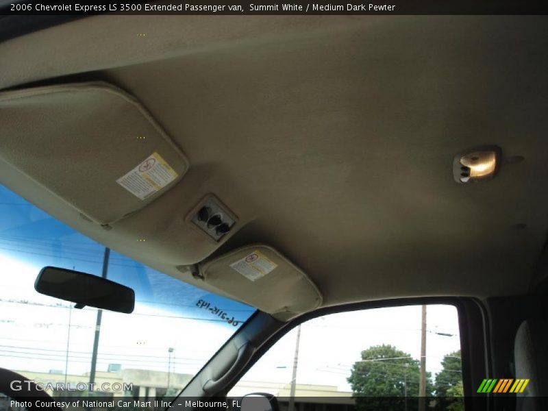 Summit White / Medium Dark Pewter 2006 Chevrolet Express LS 3500 Extended Passenger van