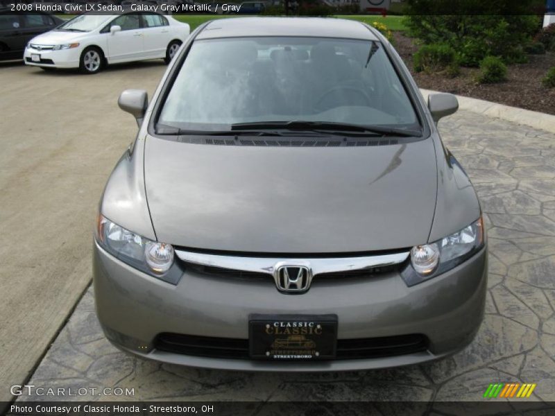 Galaxy Gray Metallic / Gray 2008 Honda Civic LX Sedan