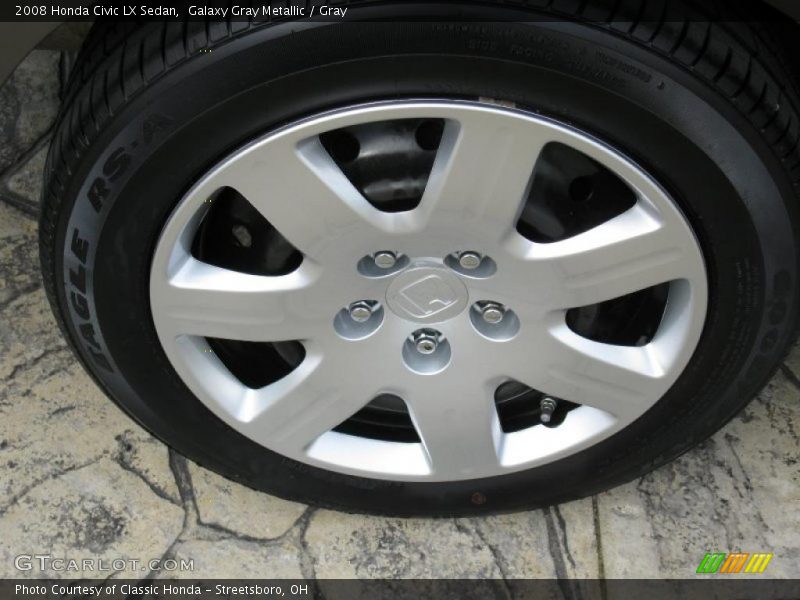 Galaxy Gray Metallic / Gray 2008 Honda Civic LX Sedan