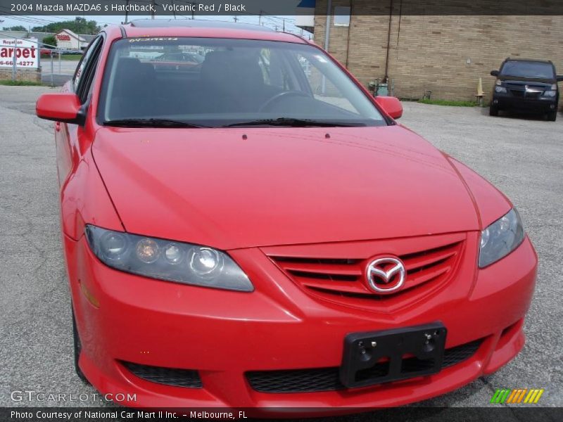 Volcanic Red / Black 2004 Mazda MAZDA6 s Hatchback