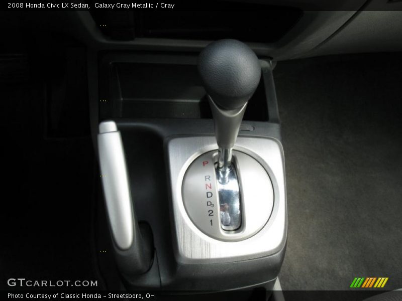 Galaxy Gray Metallic / Gray 2008 Honda Civic LX Sedan