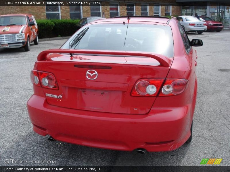 Volcanic Red / Black 2004 Mazda MAZDA6 s Hatchback