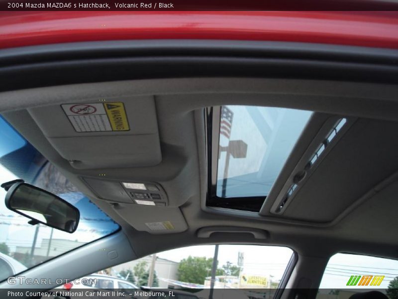 Volcanic Red / Black 2004 Mazda MAZDA6 s Hatchback