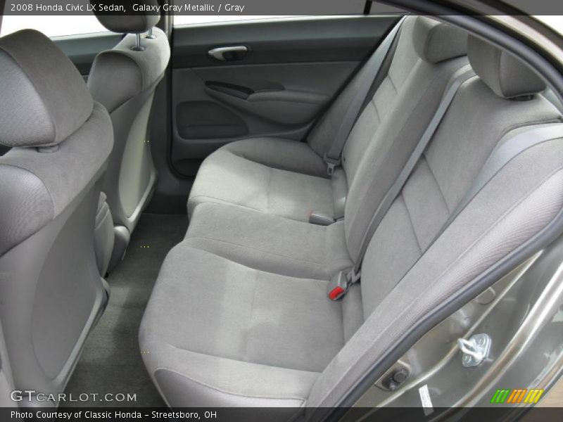 Galaxy Gray Metallic / Gray 2008 Honda Civic LX Sedan