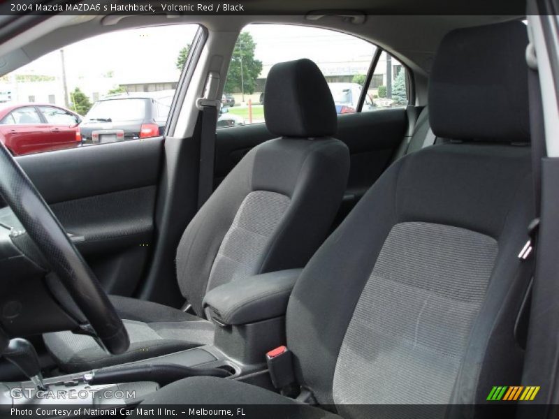 Volcanic Red / Black 2004 Mazda MAZDA6 s Hatchback