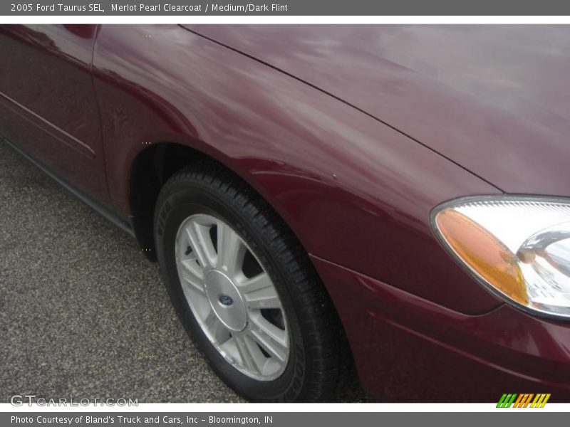 Merlot Pearl Clearcoat / Medium/Dark Flint 2005 Ford Taurus SEL