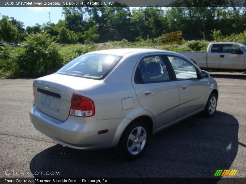 Galaxy Silver Metallic / Gray 2005 Chevrolet Aveo LS Sedan