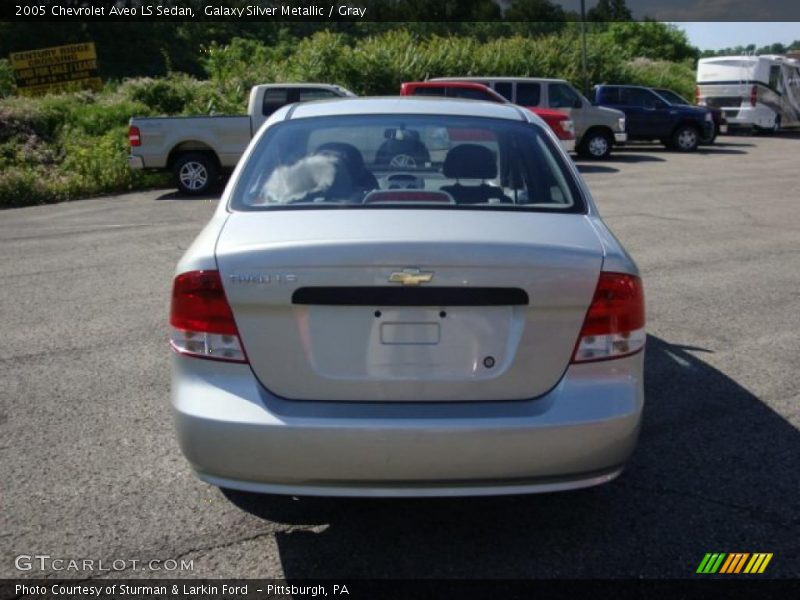 Galaxy Silver Metallic / Gray 2005 Chevrolet Aveo LS Sedan