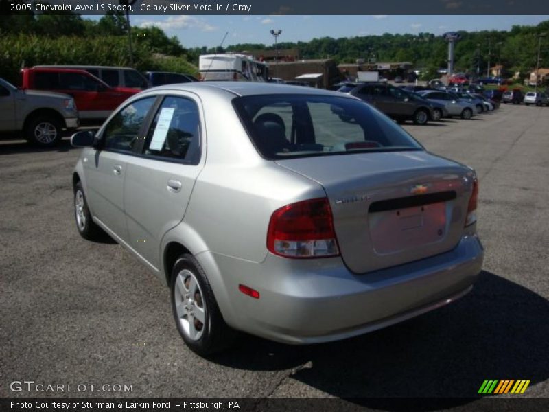 Galaxy Silver Metallic / Gray 2005 Chevrolet Aveo LS Sedan