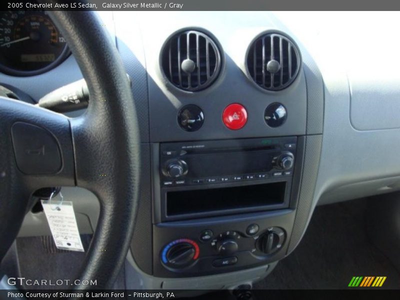 Galaxy Silver Metallic / Gray 2005 Chevrolet Aveo LS Sedan