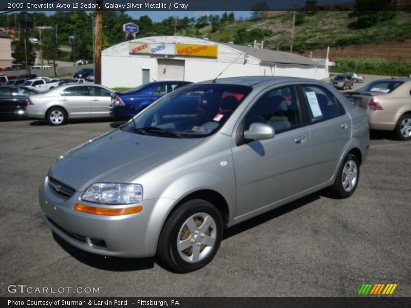 Galaxy Silver Metallic / Gray 2005 Chevrolet Aveo LS Sedan