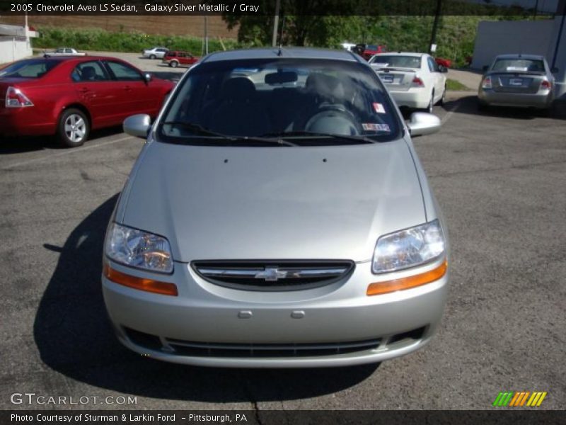 Galaxy Silver Metallic / Gray 2005 Chevrolet Aveo LS Sedan