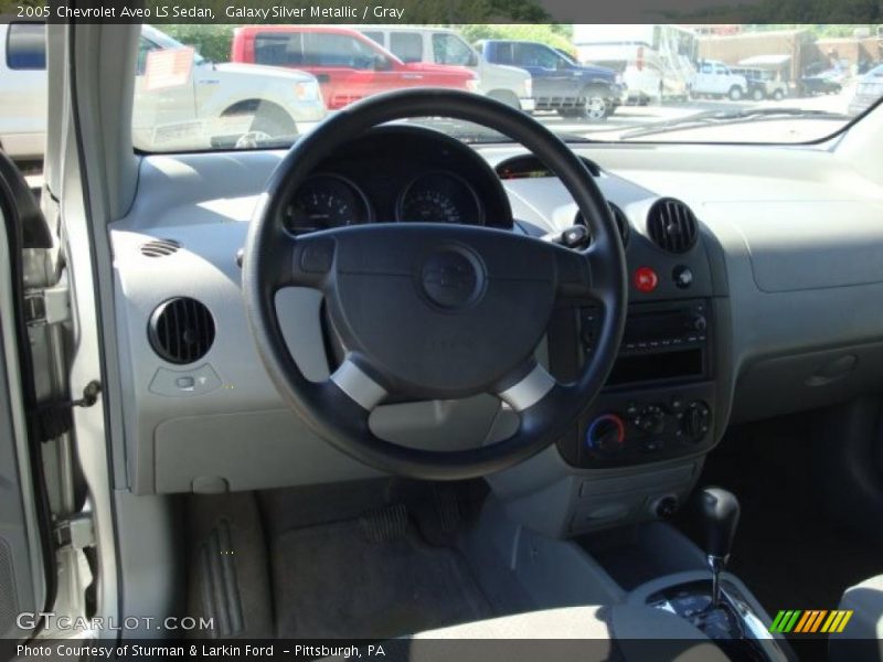 Galaxy Silver Metallic / Gray 2005 Chevrolet Aveo LS Sedan