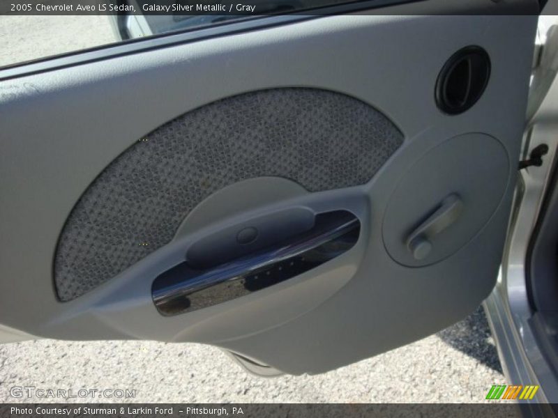 Galaxy Silver Metallic / Gray 2005 Chevrolet Aveo LS Sedan