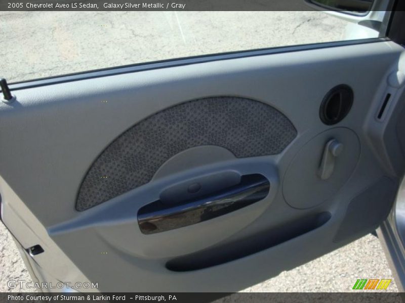 Galaxy Silver Metallic / Gray 2005 Chevrolet Aveo LS Sedan