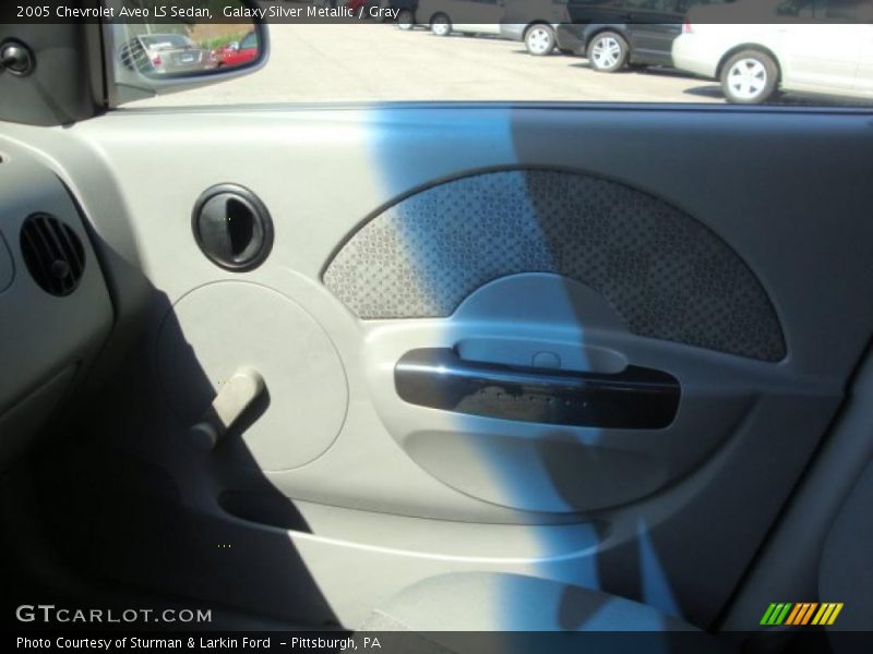 Galaxy Silver Metallic / Gray 2005 Chevrolet Aveo LS Sedan