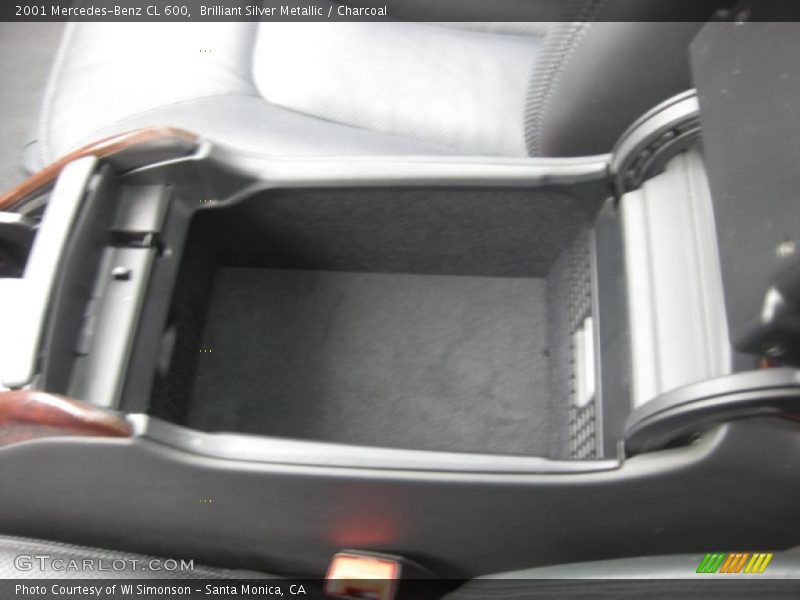 Brilliant Silver Metallic / Charcoal 2001 Mercedes-Benz CL 600