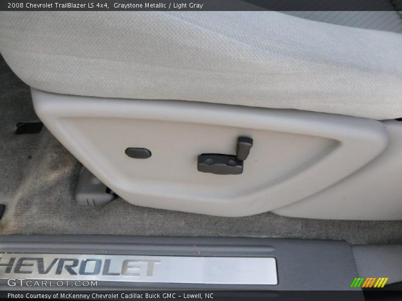 Graystone Metallic / Light Gray 2008 Chevrolet TrailBlazer LS 4x4