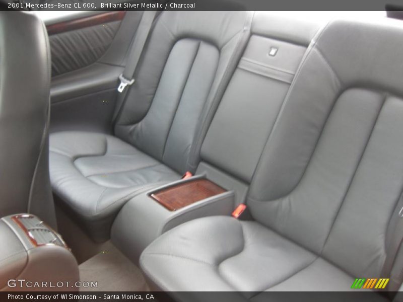 Brilliant Silver Metallic / Charcoal 2001 Mercedes-Benz CL 600