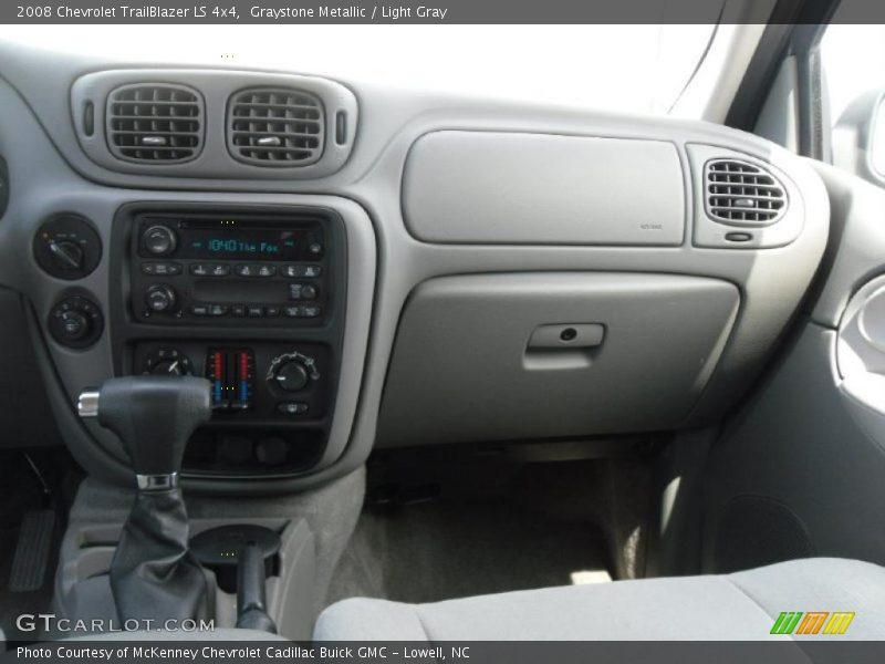 Graystone Metallic / Light Gray 2008 Chevrolet TrailBlazer LS 4x4