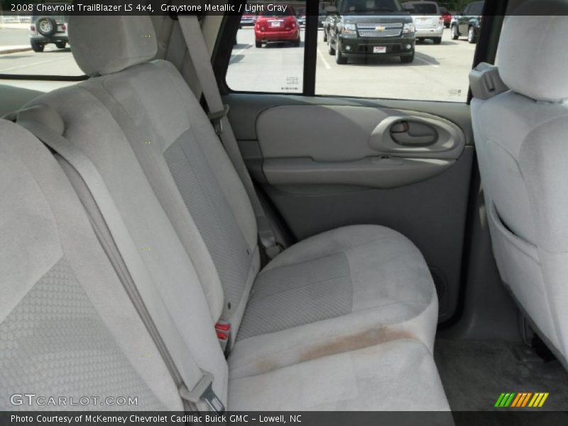 Graystone Metallic / Light Gray 2008 Chevrolet TrailBlazer LS 4x4