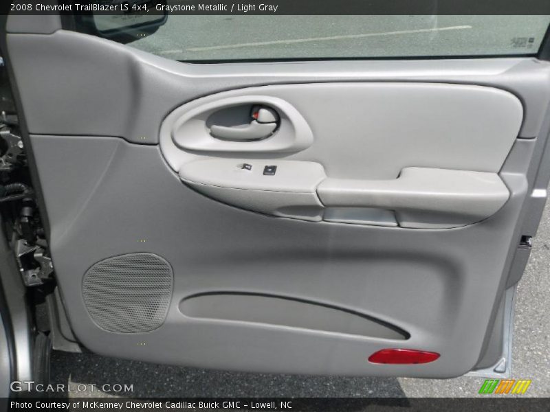 Graystone Metallic / Light Gray 2008 Chevrolet TrailBlazer LS 4x4