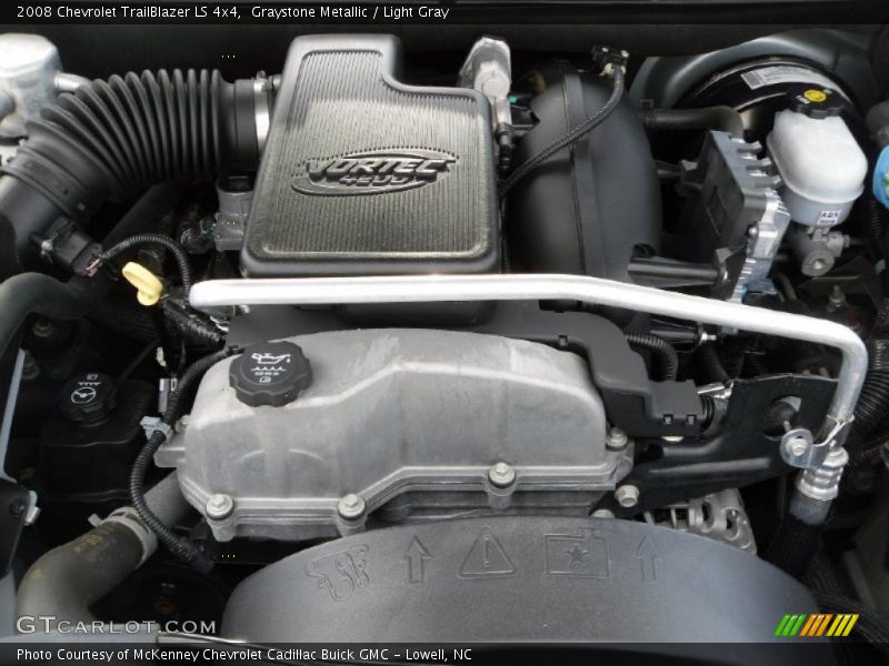 Graystone Metallic / Light Gray 2008 Chevrolet TrailBlazer LS 4x4