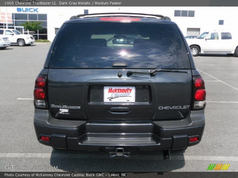 Dark Gray Metallic / Medium Pewter 2003 Chevrolet TrailBlazer LS
