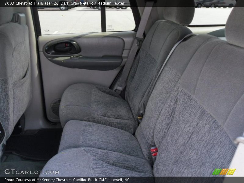 Dark Gray Metallic / Medium Pewter 2003 Chevrolet TrailBlazer LS
