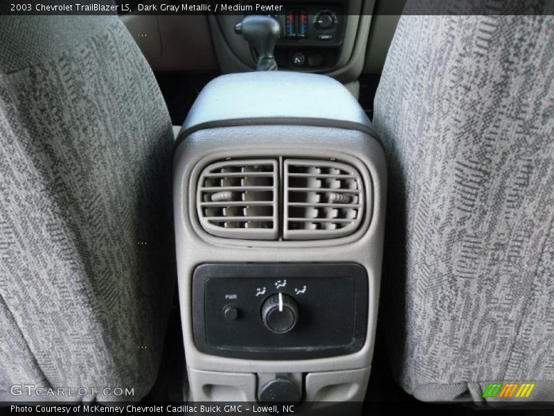 Dark Gray Metallic / Medium Pewter 2003 Chevrolet TrailBlazer LS