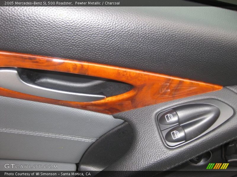 Pewter Metallic / Charcoal 2005 Mercedes-Benz SL 500 Roadster
