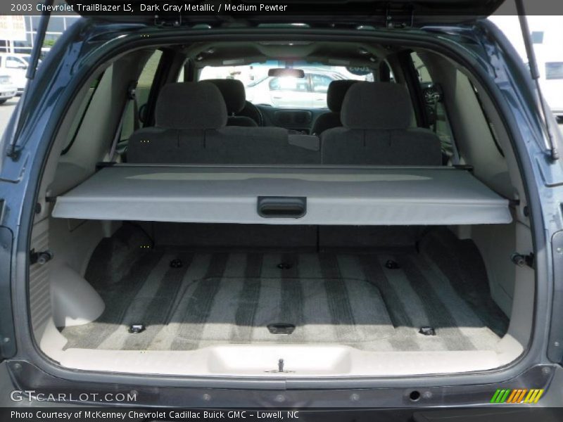 Dark Gray Metallic / Medium Pewter 2003 Chevrolet TrailBlazer LS