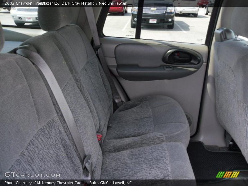 Dark Gray Metallic / Medium Pewter 2003 Chevrolet TrailBlazer LS
