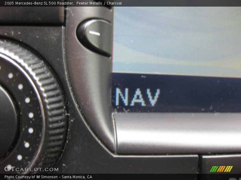 Pewter Metallic / Charcoal 2005 Mercedes-Benz SL 500 Roadster