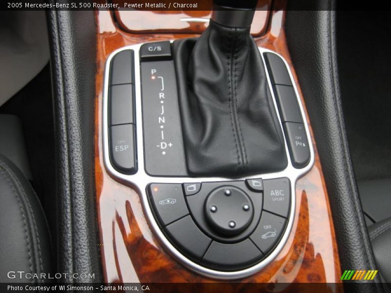 Pewter Metallic / Charcoal 2005 Mercedes-Benz SL 500 Roadster
