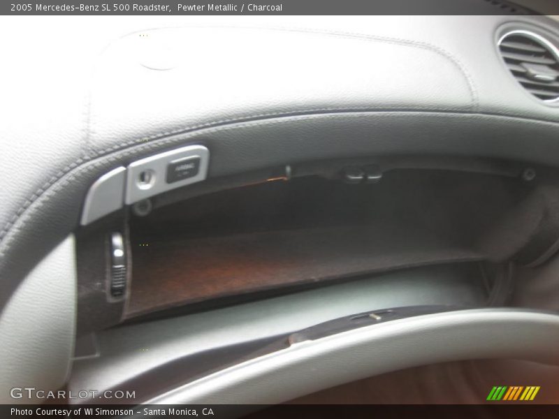 Pewter Metallic / Charcoal 2005 Mercedes-Benz SL 500 Roadster