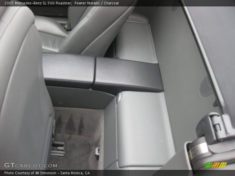 Pewter Metallic / Charcoal 2005 Mercedes-Benz SL 500 Roadster