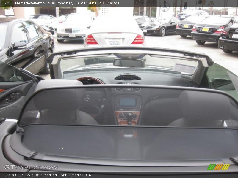 Pewter Metallic / Charcoal 2005 Mercedes-Benz SL 500 Roadster
