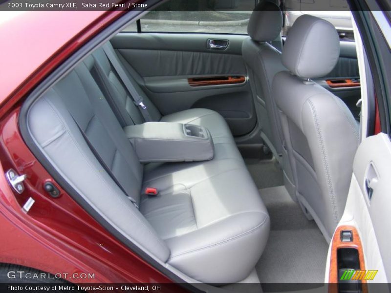 Salsa Red Pearl / Stone 2003 Toyota Camry XLE